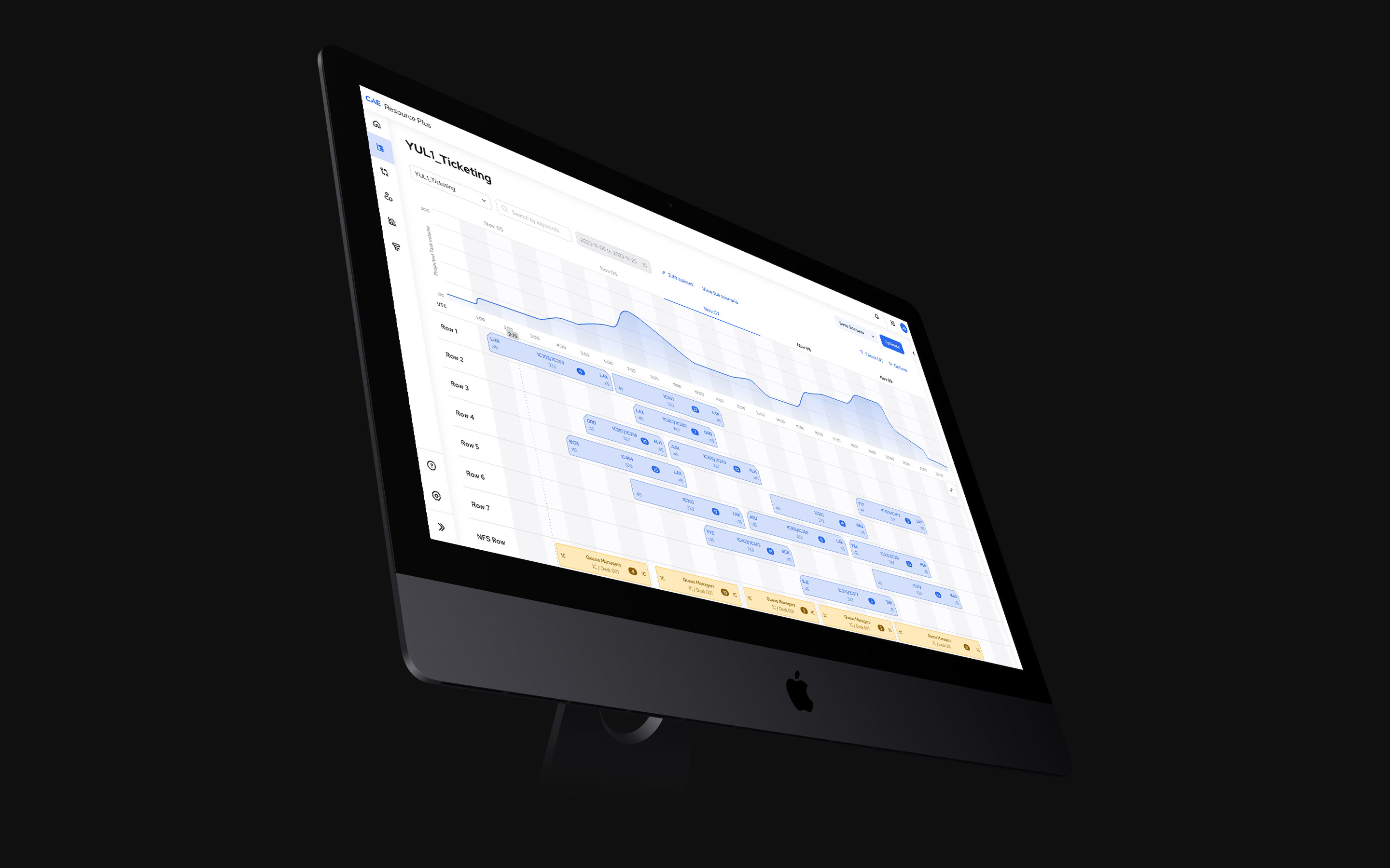 Resource Plus — A resource-planning platform that helps airlines assign ground staff to the right task, at the right time.